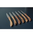 12 Laguiole En Aubrac Walnut Wood Steak Knives 