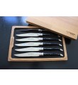 6 Laguiole En Aubrac Buffalo Horn steak knives