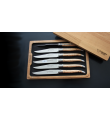 6 Laguiole En Aubrac Birch Wood Steak Knives 