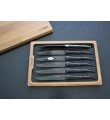 12 Laguiole En Aubrac Black Paperstone Steak Knives