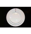 Iittala Teema complete set of white plates for 6 people.
